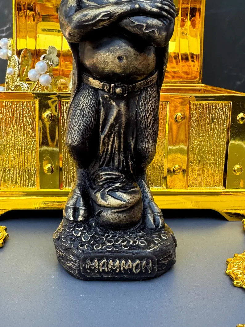 Lord Mammon Wealth & Success Candle – Beeswax Ritual Candle for Money, Finance & Abundance