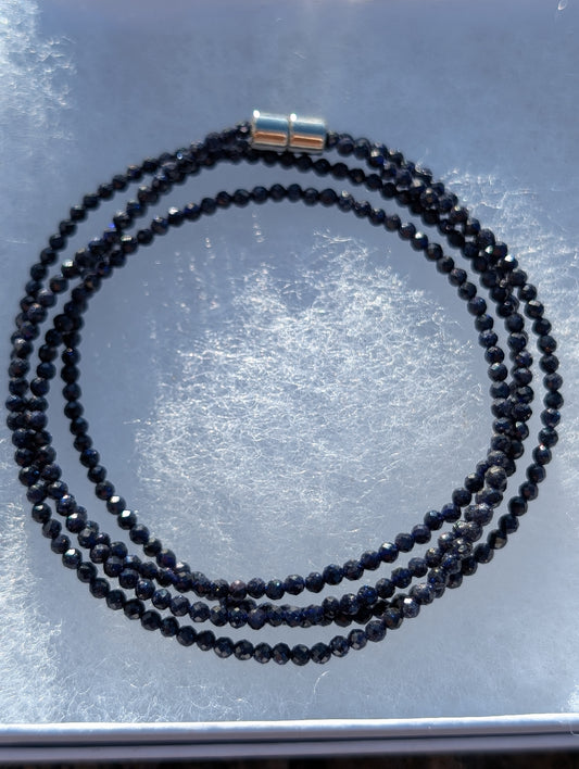 Lions Gate Spiritually Fixed Blue Sandstone Bracelet