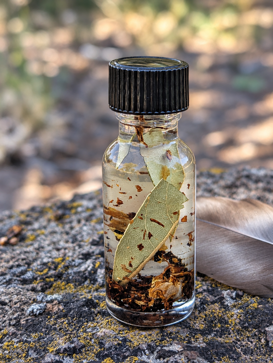 Black Hawk spiritual protection conjure oil for strength, guidance and justice work