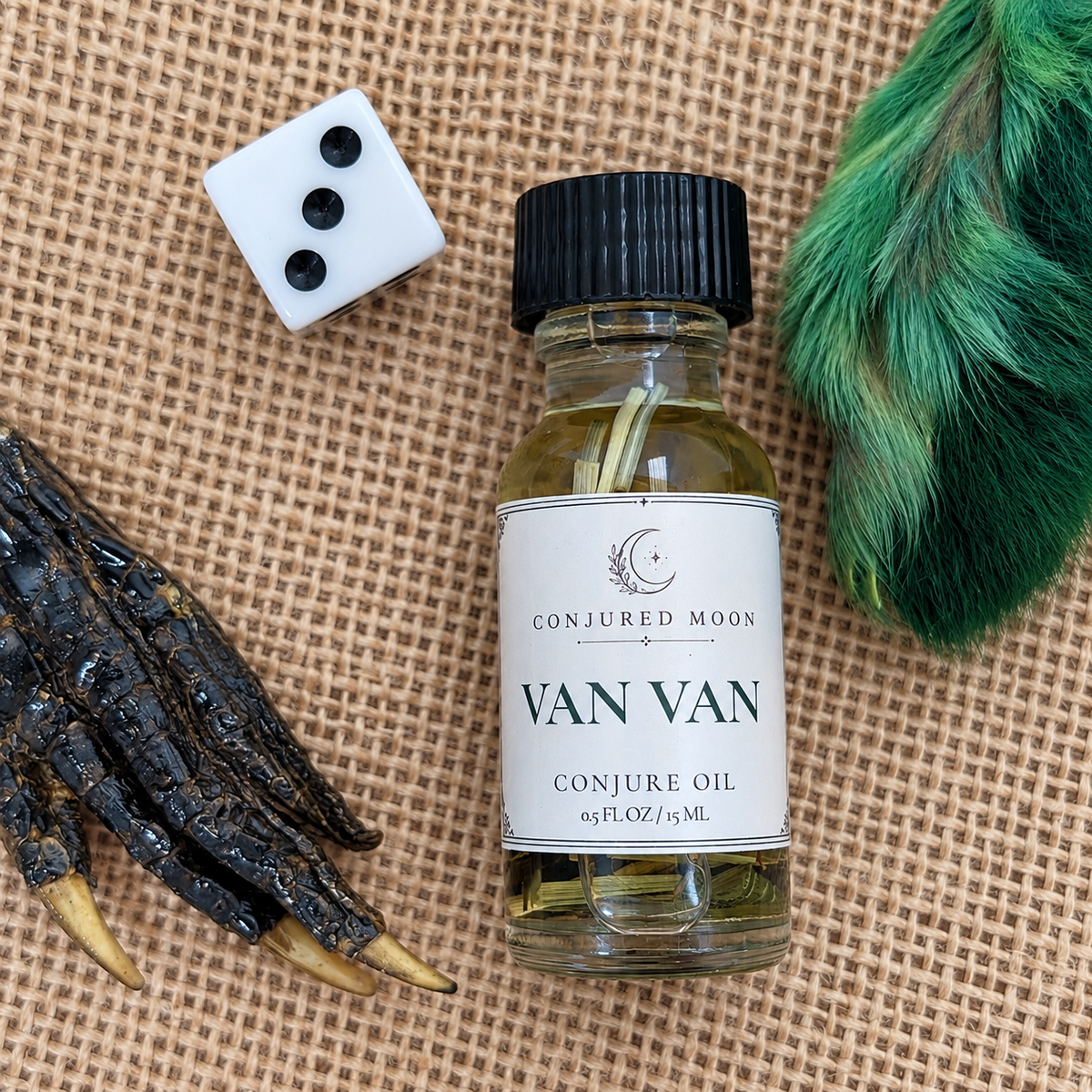 Van Van Conjure Oil for luck, road opening and uncrossing