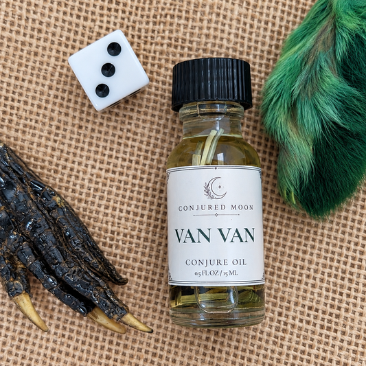 Van Van Conjure Oil for luck, road opening and uncrossing