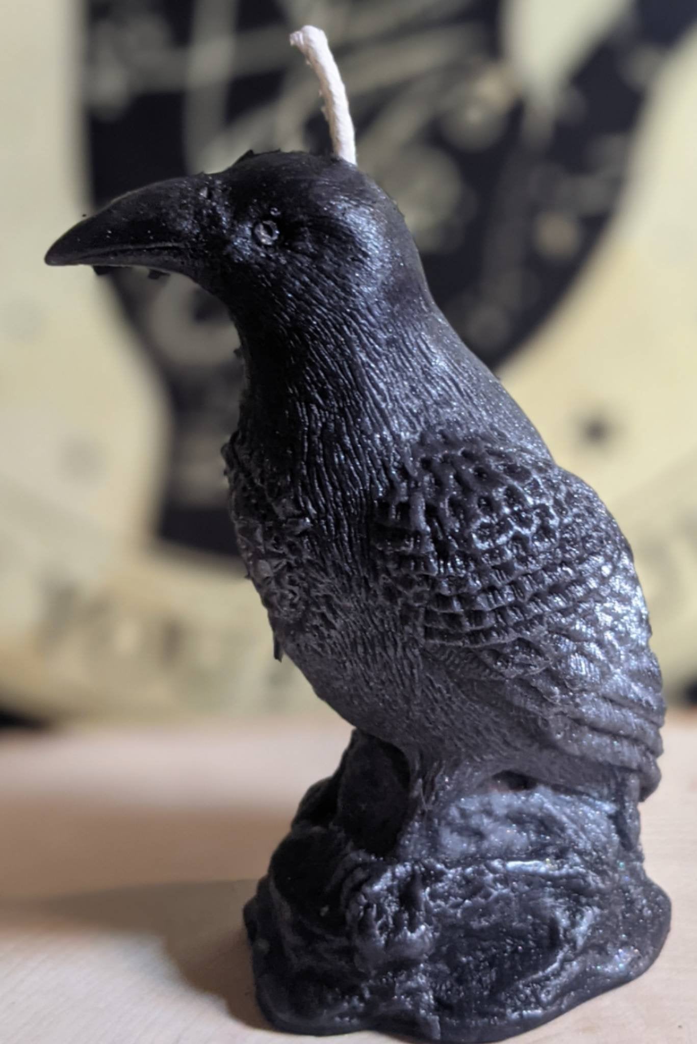 Crow Candle Beeswax