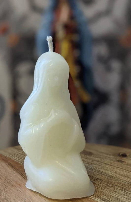 Praying Virgin Mary Beeswax