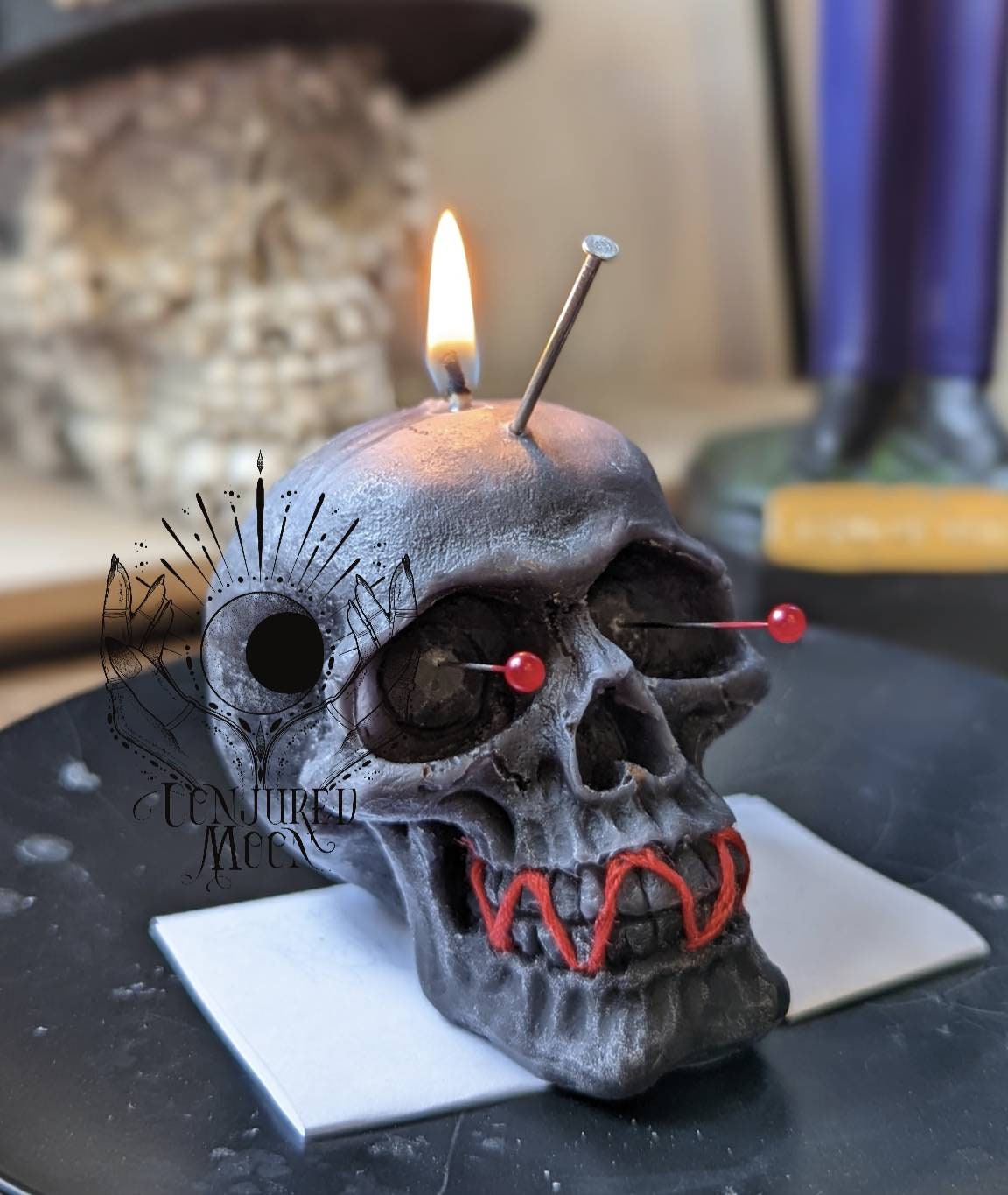 Enemy Revenge Loaded Skull to hex and curse, Shut enemy up, Spiritually Blind Enemy
