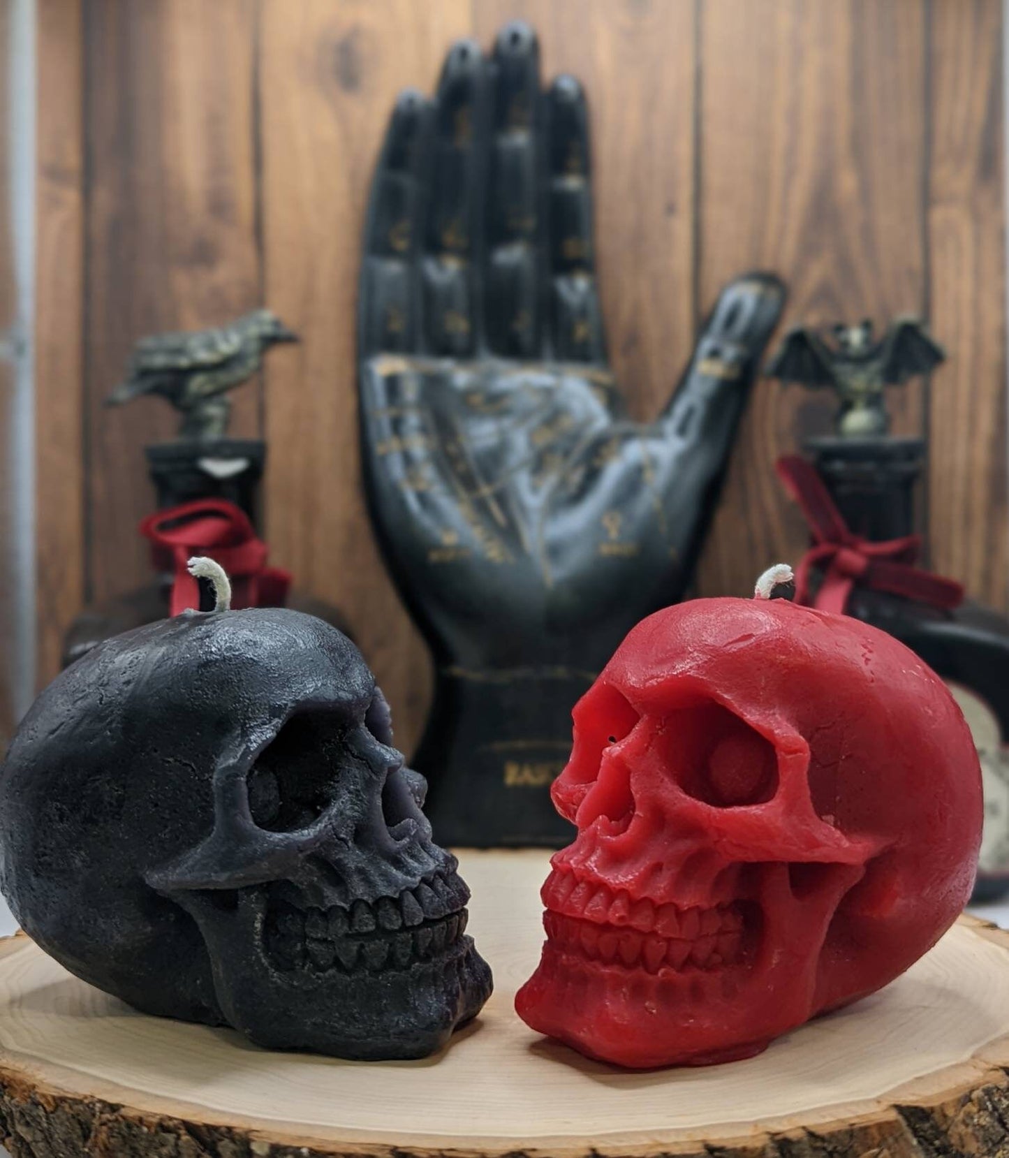 Skull Beeswax Candle